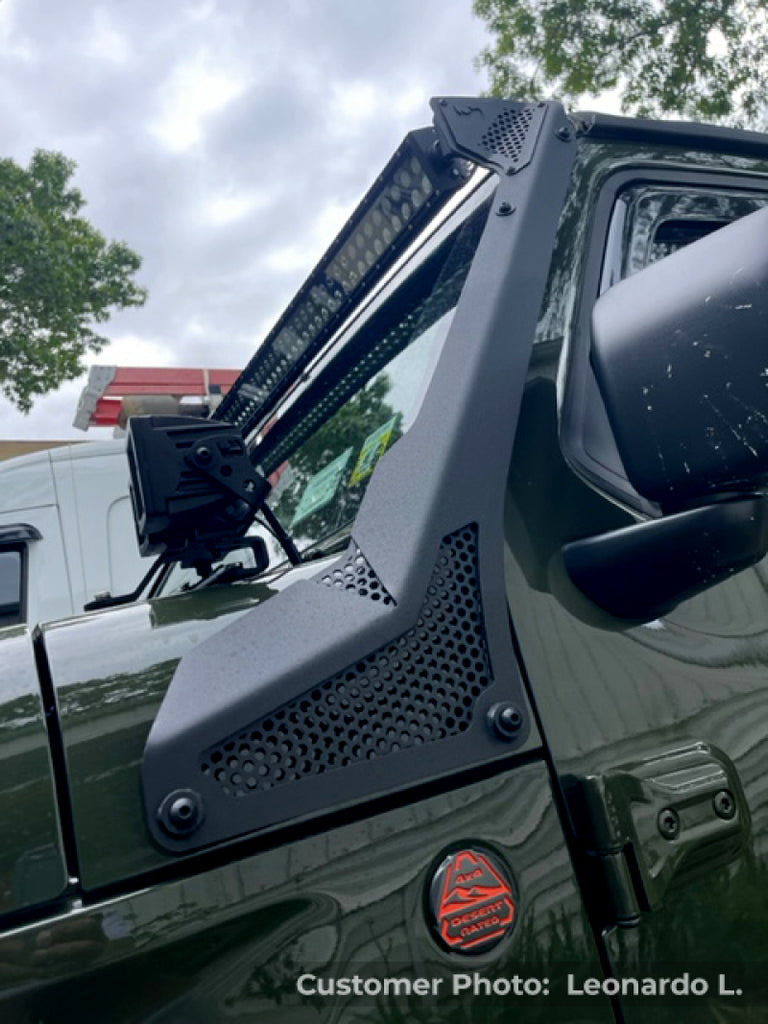 Go Rhino 18-20 Jeep Wrangler JL/JLU/Gladiator JT XE Windshield Light Bar Mount - 50in Single Row - GTR Auto
