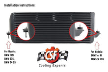 Load image into Gallery viewer, CSF 04-13 BMW 335i/xi (E90/E91/E92/E93) High Performance Stepped Core Bar/Plate Intercooler - Black - GTR Auto