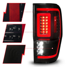 Load image into Gallery viewer, ANZO 19-22 Ford Ranger Full LED Taillights w/ Lightbar Sequential Signal Black Housing/Smoke Lens - GTR Auto