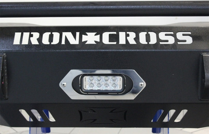 Iron Cross 6in Rectangular Center Light Bracket w/Light