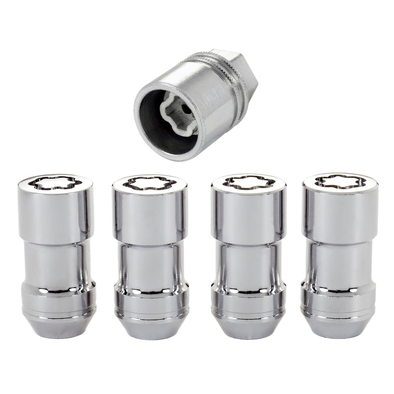 McGard Wheel Lock Nut Set - 4pk. (Cone Seat) 9/16-18 / 7/8 Hex / 1.765in. Length - Chrome - GTR Auto
