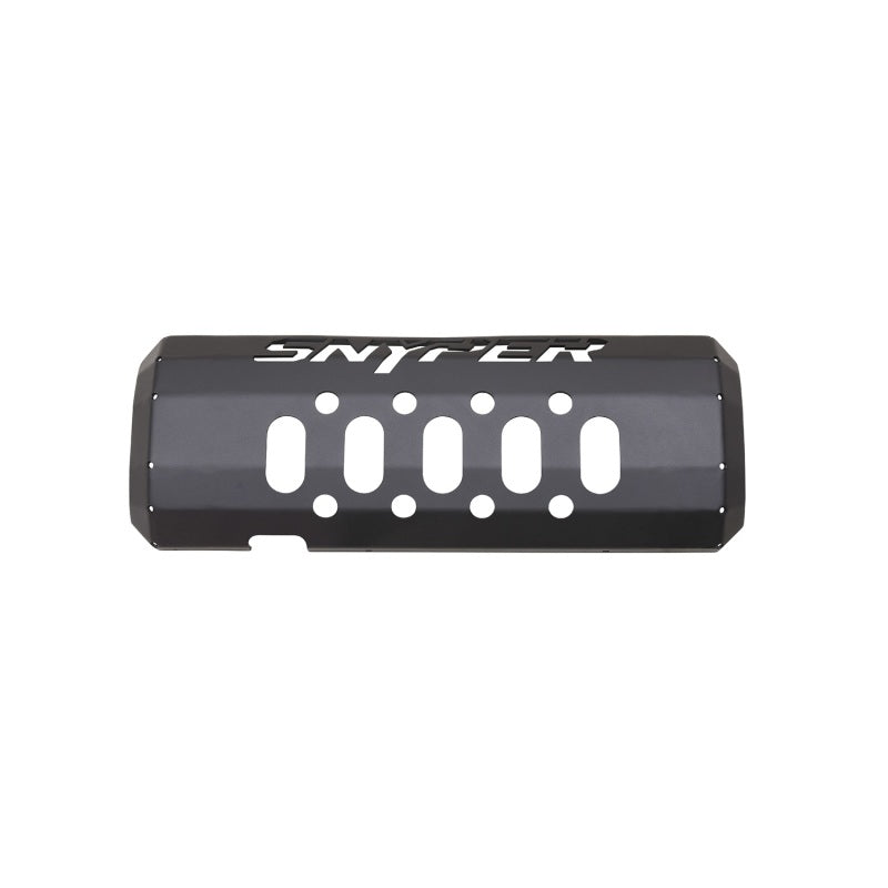 Westin/Snyper 07-17 Jeep Wrangler Muffler Skid Plate - Textured Black - GTR Auto