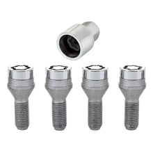 Load image into Gallery viewer, McGard Wheel Lock Bolt Set - 4pk. (Cone Seat) M12X1.5 / 17mm Hex / 25.5mm Shank Length - Chrome - GTR Auto