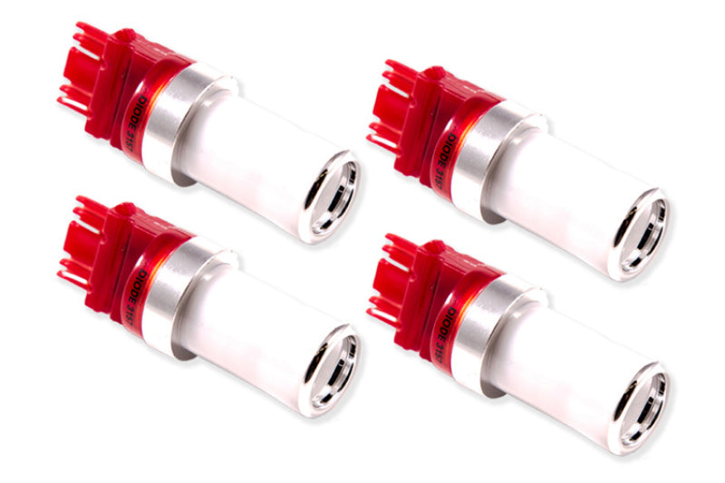 Diode Dynamics 07-13 GMC Sierra 1500 Rear Turn/Tail Light LED 3157 Bulb HP48 LED - Red Set of 4 - GTR Auto