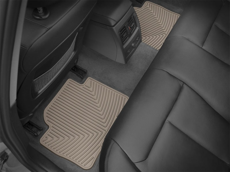 WeatherTech 12+ BMW 3-Series (F30) Rear Rubber Mats - Tan - GTR Auto
