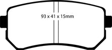 Load image into Gallery viewer, EBC 06-11 Hyundai Accent 1.6 Redstuff Rear Brake Pads - GTR Auto