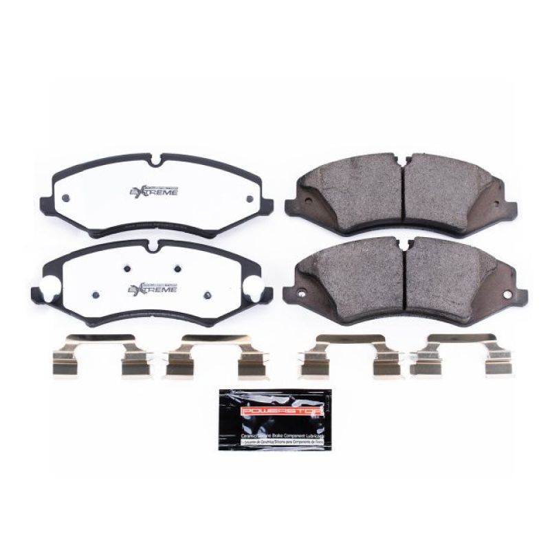 Power Stop 2017 Land Rover Discovery Front Z36 Truck & Tow Brake Pads w/Hardware Z36-1479