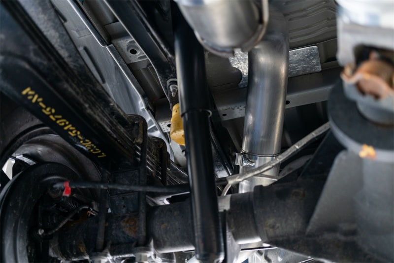 MBRP 2017+ Ford F-250/F-350 6.2L/7.3L Super/Crew Cab Single Side 4in T304 Catback Exhaust - GTR Auto