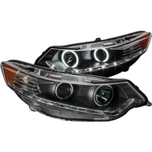 Load image into Gallery viewer, ANZO 2009-2012 Acura TSX Projector Headlights w/ Halo Black (CCFL) (HID Compatible) - GTR Auto