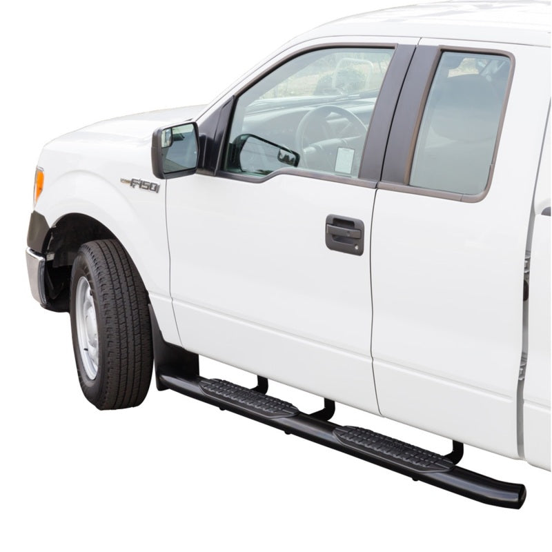 Westin 2009-2014 Ford F-150 SuperCab PRO TRAXX 5 Oval Nerf Step Bars - Black - GTR Auto