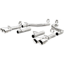 Load image into Gallery viewer, MagnaFlow Axle-Back, SS, 2.5in, Quad Split Rear 3.5in Tip 2015 Dodge Challenger 3.6L V6 - GTR Auto