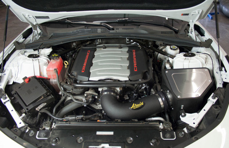 Airaid 16-20 Chevy Camaro SS 6.2L Intake System w/ Tube (Dry / Yellow Media) - GTR Auto