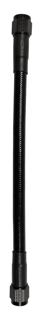 Fragola -6AN Ext Black PTFE Hose Assembly Straight x Straight 36in - GTR Auto
