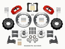 Load image into Gallery viewer, Wilwood Narrow Superlite 6R Front Hub Kit 12.88in Red 65-72 CDP C Body -Drum 140-15199-R