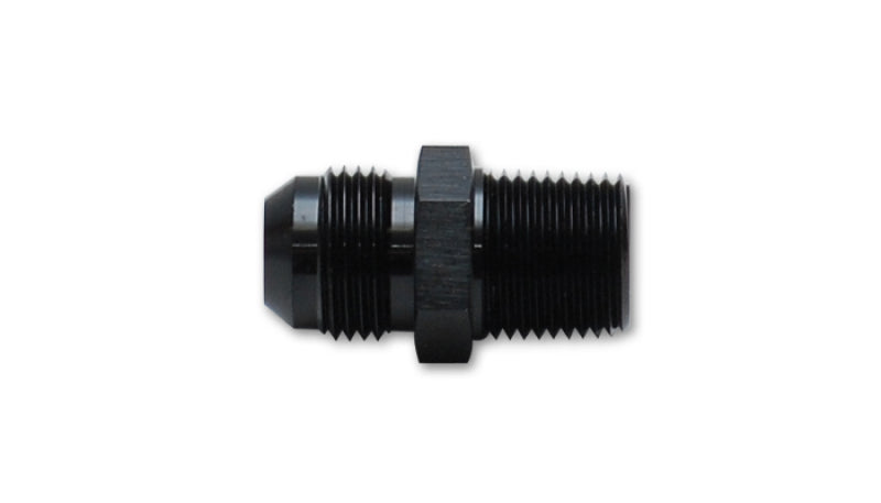 Vibrant Straight Adapter Fitting Size -12AN x 1in NPT - GTR Auto