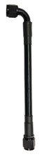 Load image into Gallery viewer, Fragola -6AN Ext Black PTFE Hose Assembly Straight x 90 Degree 60in 6026-1-2-60BL