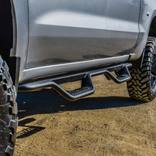 Load image into Gallery viewer, Westin 19-22 Chevrolet Silverado / GMC Sierra Crew Cab Outlaw Nerf Step Bars - Textured Black - GTR Auto