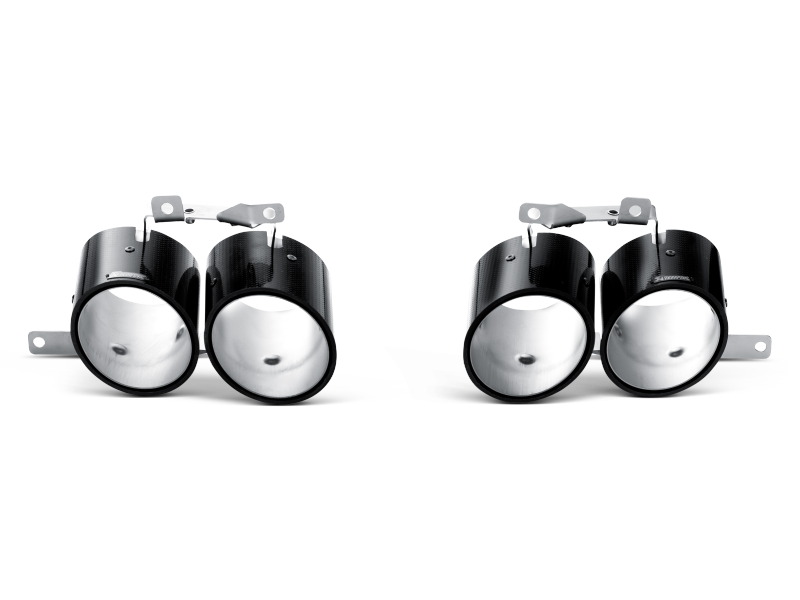 Akrapovic 09-14 Lamborghini Gallardo LP 550-2 Coupe Tail Pipe Set (Carbon) - GTR Auto
