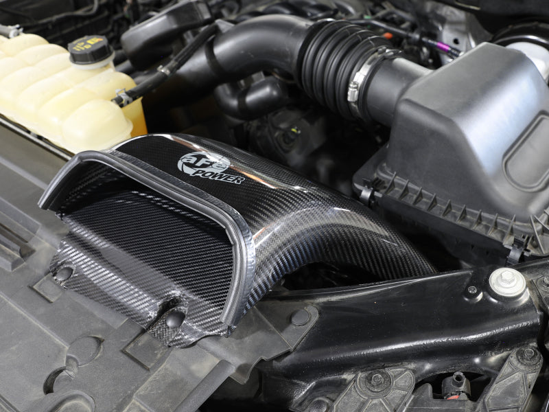 aFe Quantum Cold Air Intake System Scoop 18-20 Ford F150 EcoBoost V6-3.5L/2.7L - Carbon Fiber - GTR Auto