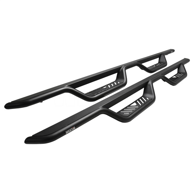 Westin 20-22 Jeep Gladiator Outlaw Nerf Step Bars - Textured Black - GTR Auto