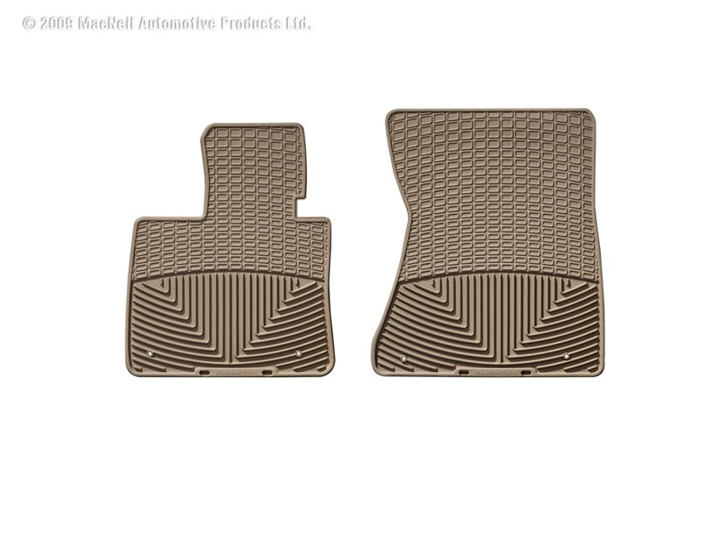 WeatherTech 07-13 BMW X5 Front Rubber Mats - Tan - GTR Auto