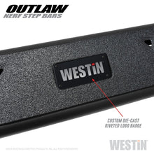 Load image into Gallery viewer, Westin 14-18 Chevrolet/GMC Silv/Seirra 1500 Double Cab Outlaw Nerf Step Bars - Textured Black - GTR Auto