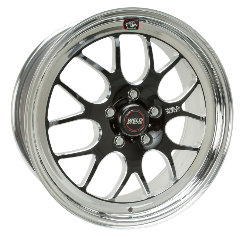 Weld S77 18x10 / 5x4.75 BP / 6.7in. BS Black Wheel (Medium Pad) - Non-Beadlock - GTR Auto