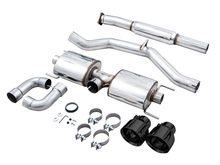 Load image into Gallery viewer, AWE Tuning Subaru BRZ/ Toyota GR86/ Toyota 86 Touring Edition Cat-Back Exhaust- Diamond Black Tips