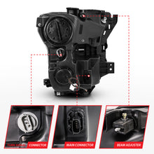 Load image into Gallery viewer, ANZO 2015-2017 Ford F-150 Projector Headlights w/ Plank Style Switchback Black w/ Amber - GTR Auto