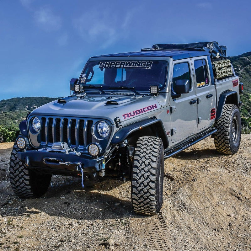 Westin 20-23 Jeep Gladiator Rock Slider - Textured Black - GTR Auto