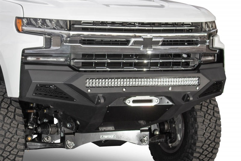 Addictive Desert Designs 2019 Chevrolet Silverado 1500 SF Front Bumper w/ Winch Mount&Sensor Cutout - GTR Auto