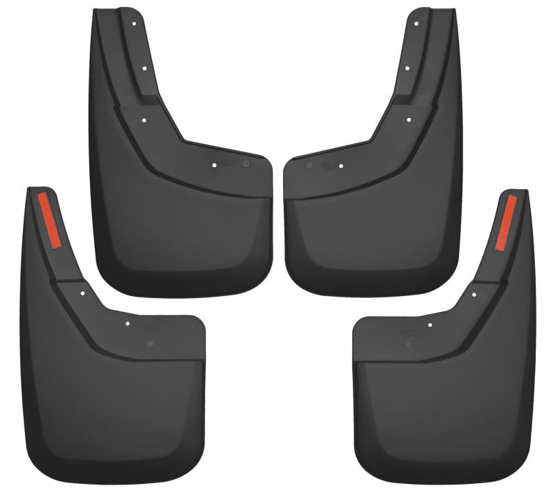 Husky Liners 14-17 Chevy Silverado 1500 / 15-16 Silverado 2500 HD Front and Rear Mud Guards - Black - GTR Auto