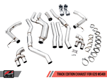 Load image into Gallery viewer, AWE Tuning 2019+ BMW M340i (G20) Track Edition Exhaust - Quad Diamond Black Tips - GTR Auto