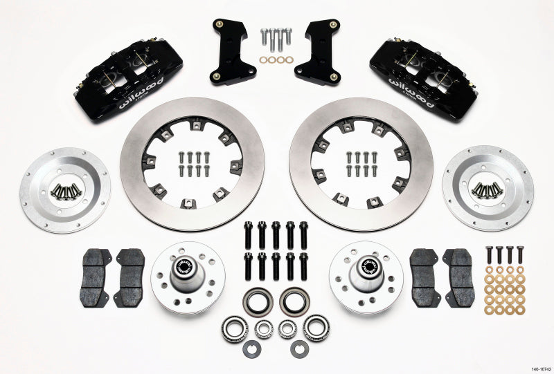Wilwood Dynapro 6 Front Hub Kit 12.19in 74-80 Pinto/Mustang II Disc Spindle only - GTR Auto