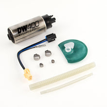 Load image into Gallery viewer, DeatschWerks 415LPH DW400 Fuel Pump w/9-1047 Install Kit 15-17 Ford Mustang V6/GT w/ 1/8in Venturi - GTR Auto