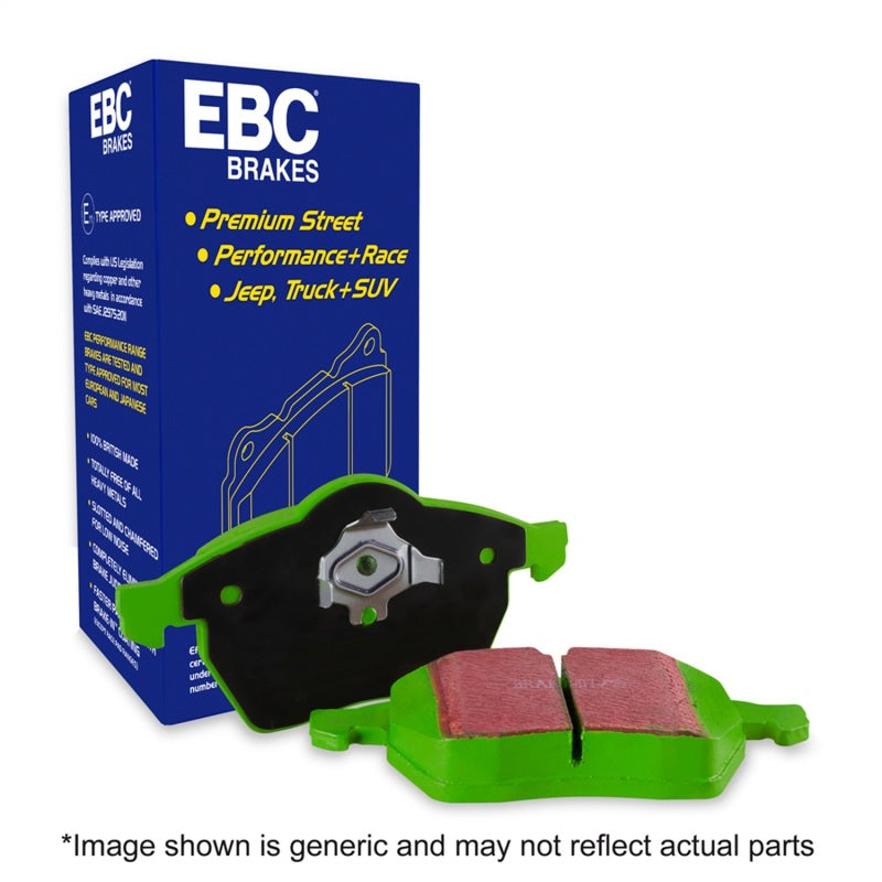 EBC 2016+ Nissan Titan 5.6L Greenstuff Rear Brake Pads DP63089
