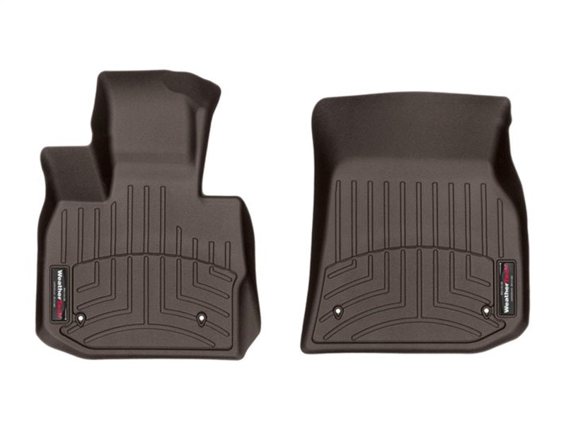 WeatherTech 2018+ BMW X3 Front FloorLiners - Cocoa - GTR Auto