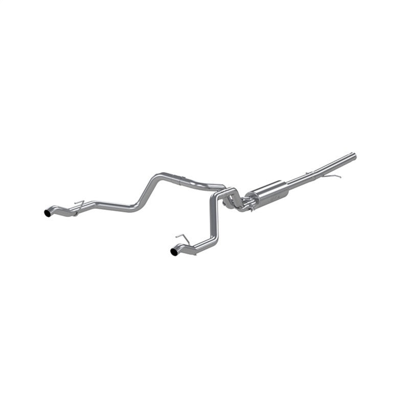 MBRP 2019 Chevrolet Silverado 1500 4.3L/5.3L 2.5in Cat Back Dual Rear Exit - Aluminized - GTR Auto