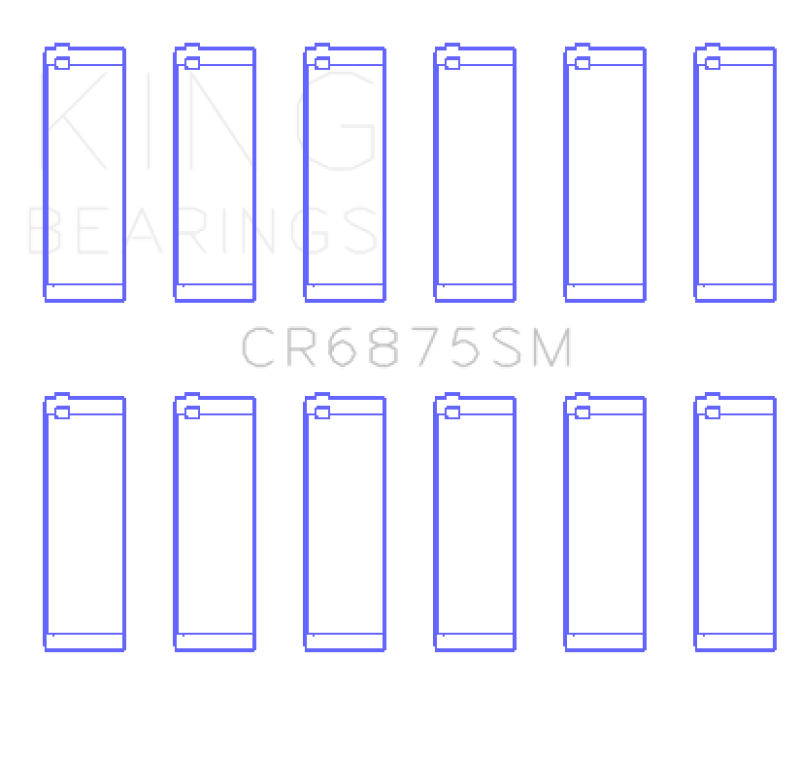 King Engine Bearings BMW N52 B25/B30 & N53 B25/B30 3.0L Connecting Rod Bearing Set - Size STD - GTR Auto