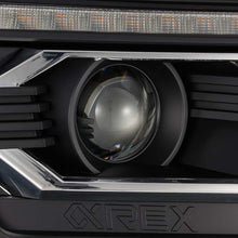 Load image into Gallery viewer, AlphaRex 12-15 Toyota Tacoma LUXX LED Projector Headlights Plank Style Black w/DRL - GTR Auto