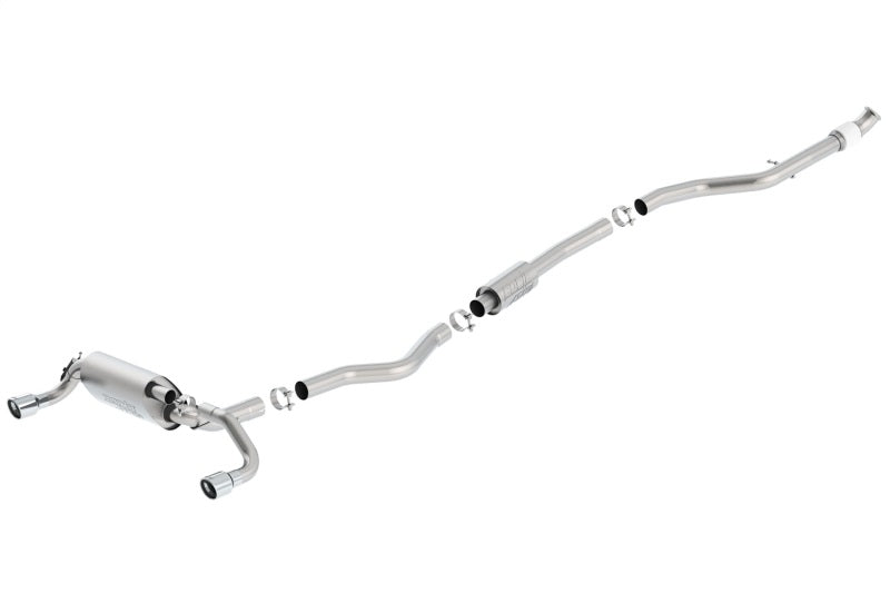 Borla 13-16 BMW 335i / 435i Atak Cat back SS 3.0in, 2.25in 3.5in Tip Single Rolled - GTR Auto