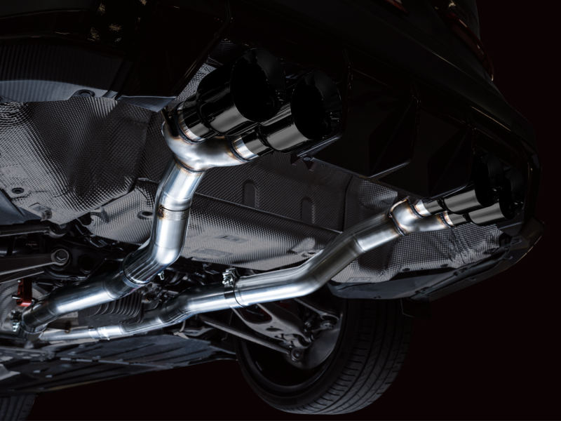AWE Tuning Track Edition Cat-Back Exhaust for BMW G8X M3/M4 - Diamond Black Tips - GTR Auto