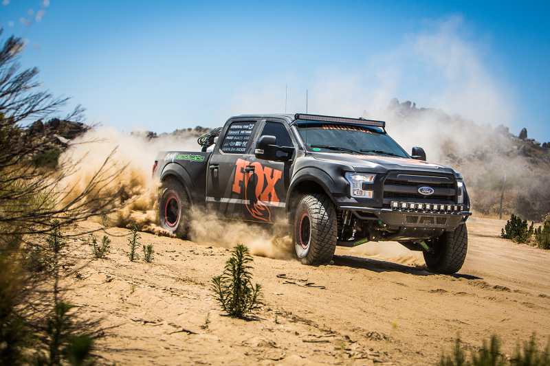 Fox 05+ Ford SD 2.0 Perf Series 10.1in Smooth Body R/R Front Shock CD Adj. (Alum) / 4-5in Lift - GTR Auto