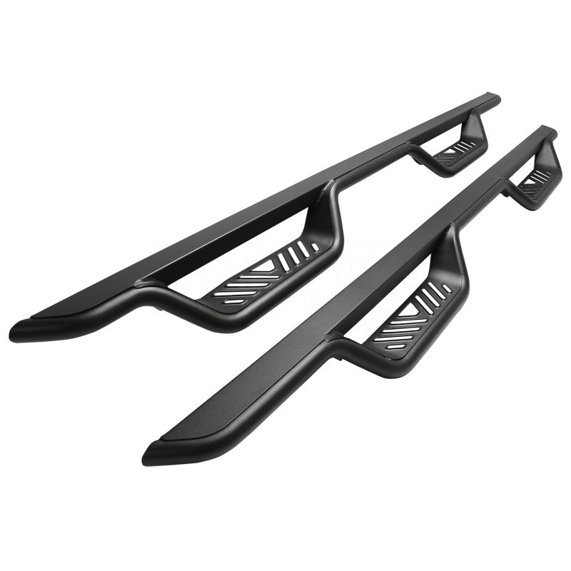 Westin 15-22 Ford F-150 SuperCrew / 17-22 F-250/350 Crew Cab Outlaw Nerf Step Bars - Textured Black - GTR Auto