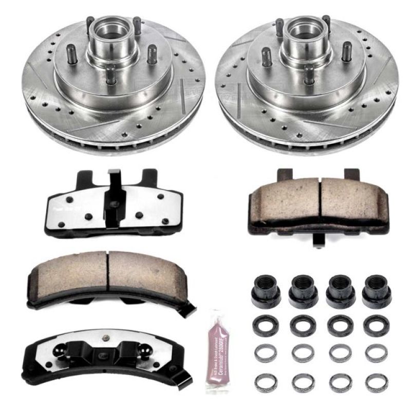 Power Stop 95-99 Chevrolet C1500 Front Z36 Truck & Tow Brake Kit - GTR Auto