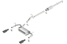 Load image into Gallery viewer, Borla 12-16 Jeep Wrangler 3.6L AT/MT 4DR 4WD S SQ RL AC SR 2.5in 2in TIP 3.5inx3.28in Black Chrome - GTR Auto