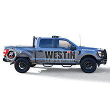 Load image into Gallery viewer, Westin 15-22 Ford F-150 SuperCrew / 17-22 F-250/350 Crew Cab Outlaw Nerf Step Bars - Textured Black - GTR Auto