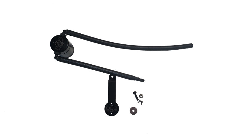 J&amp;L 86-93 Ford Mustang 5.0 302 Passenger Side Oil Separator 3.0 - Black Anodized - GTR Auto