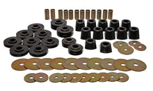 Load image into Gallery viewer, Energy Suspension 67-95 K5 Blazer/67-70 Denali XL/Suburban/Yukon XL 4WD Black Body (Cab) Mount Set - GTR Auto