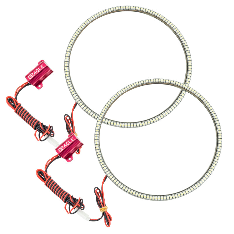 Oracle Jeep Wrangler JL/Gladiator JT LED Surface Mount Headlight Halo Kit - White - GTR Auto
